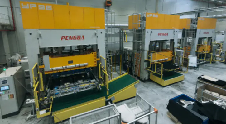 Mesin Press Hidraulik Trim Otomatis Servo